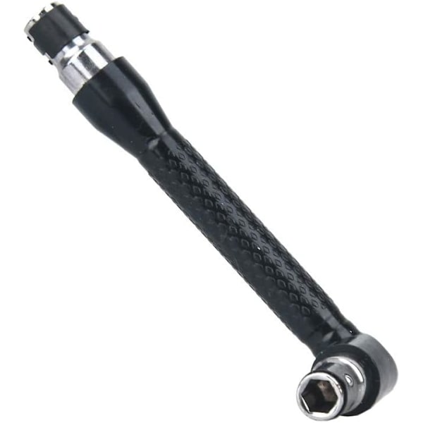 Universaali L-muotoinen kaksipäinen ruuvimeisselibitti 1/4\" 6.35mm hiiliterästä Mini avain työkalupakki Koti sähköasentaja Puutyökalu, Kaksipäinen ruuvimeisselibitti
