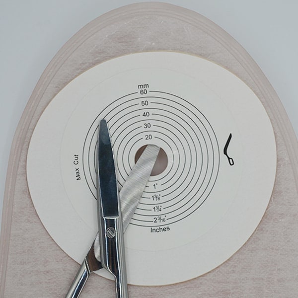 1 stk 14 cm rustfritt stål stomisaks Praktiske butte saks (sølv)