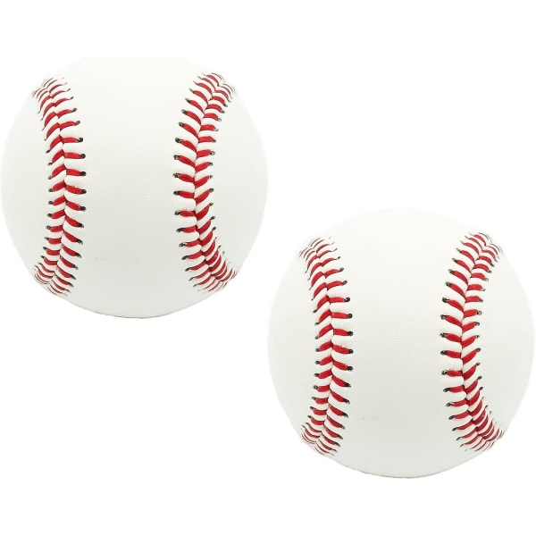 9 tum äkta läder Baseboll Tävlingsklass Träning Baseboll Äkta Läder Träningsboll Pitching Batting Träning