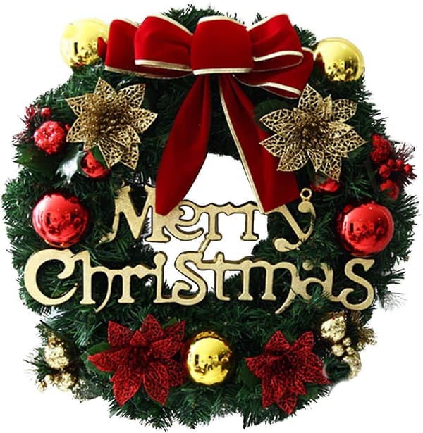Julekrans Dekorasjon Juleribbonspyd