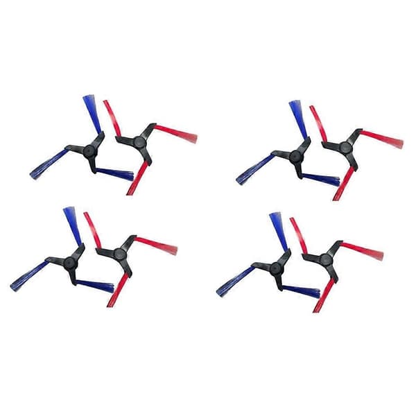 Erstatningssidebørster for Spot+Scrub AI Robotstøvsuger Tilbehør Vaskbar Sidebørste 8 STK 8 Pieces