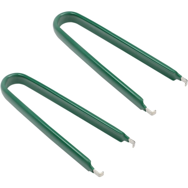 IC Puller Chip Extractor i rustfrit stål med isoleret vinylgreb Grøn 2 stk.