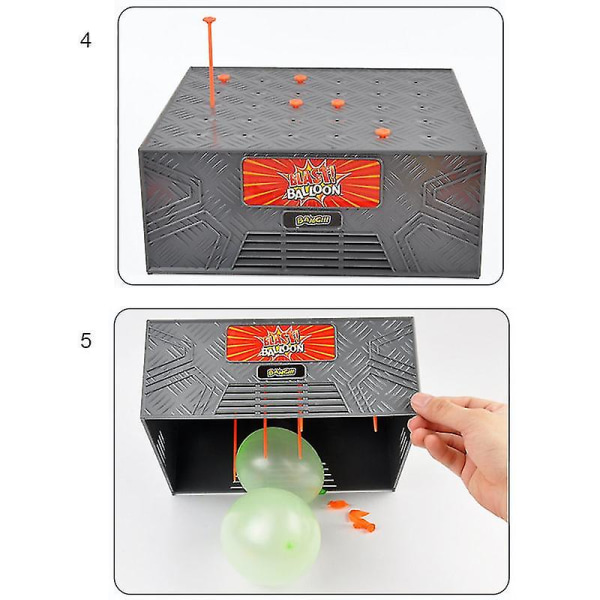 Bang Blast Box Ballongsexplosion Lustiga Leksaker Familjespel Rolig Spilleman Partyfavorit