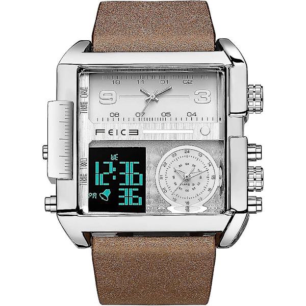 Kvartsur, Multifunktionsur med 24-timers kalender, Unik