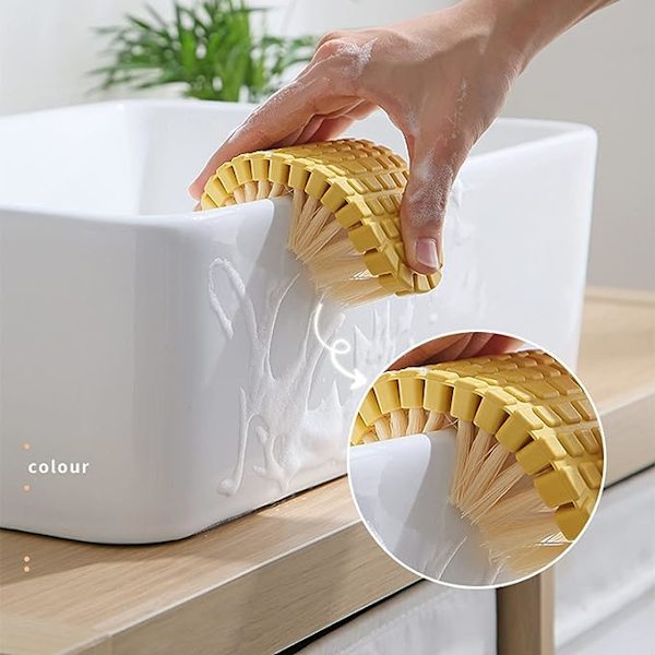 1 st Rengöringsborste Multifunktionell Skrubbborste Set Inkluderar Böjbar Köksborste Grepp Skrubbborste för Rengöring Skrubbborste för Rengöring Rengöring