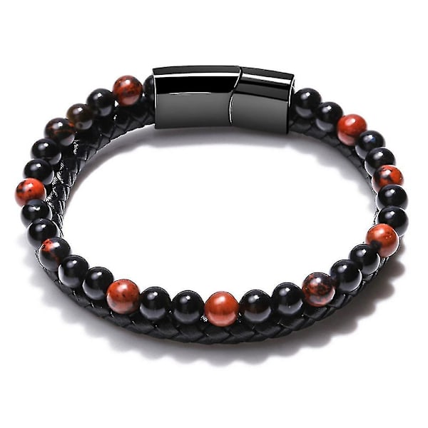 Lava sten armband för män