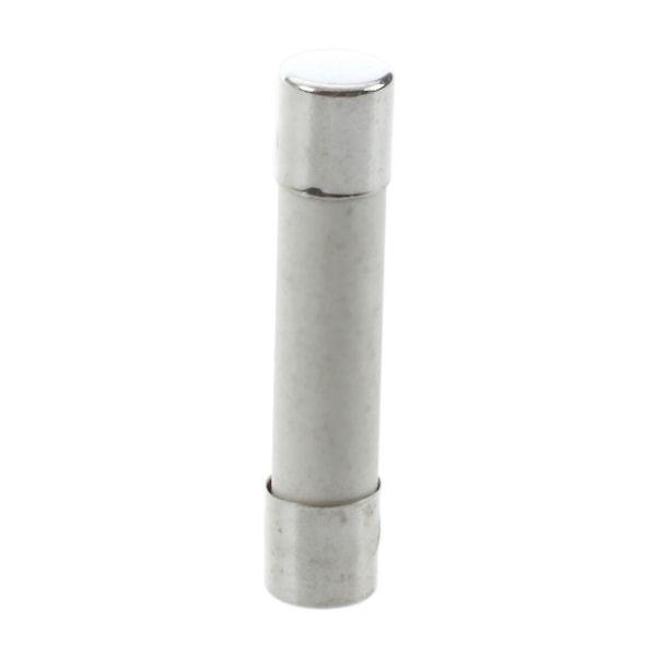 10 st AC 250 V 15 A 6 x 30 mm, Snabbblåsande Cylindrisk Säkringsrör Keramik Vit + Silver