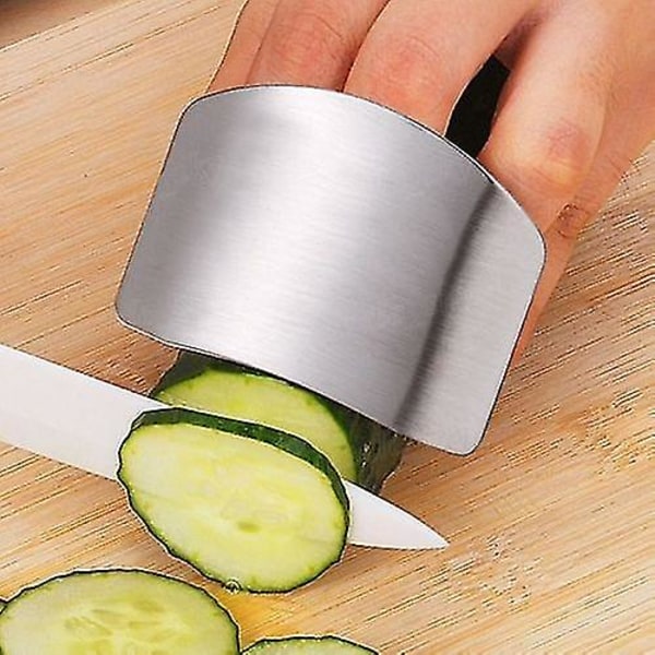 Grønnsak Finger Guard Protector Gadgets For Personal Hand Safe Easy Cutting Cooking Tools Rustfritt Stål Kjøkken Tilbehør