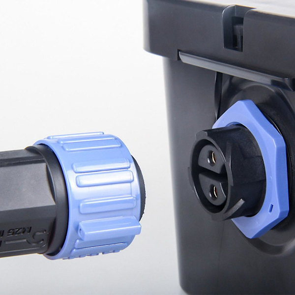 Trolling Motor Plug Receptacle Set, Marine Boat Power Connector, 12/24/36/48 Volt Marine Plug For Trolling Motors