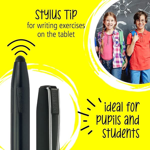 Fountain Pen Switch Plus, Blækpatron Fountain Pen & Touch Pen, Solid Iridium Nib Størrelse Medium, Stylus Tip Til Tablets & Smartpho