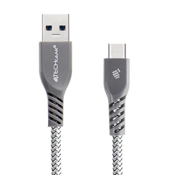 Stark, hög hållbarhet flätat USB C laddning och datasynkroniseringskabel (1ft/30cm) Kompatibel för Samsung Tab S6 Lite, Tab A7 10.4\", T510,