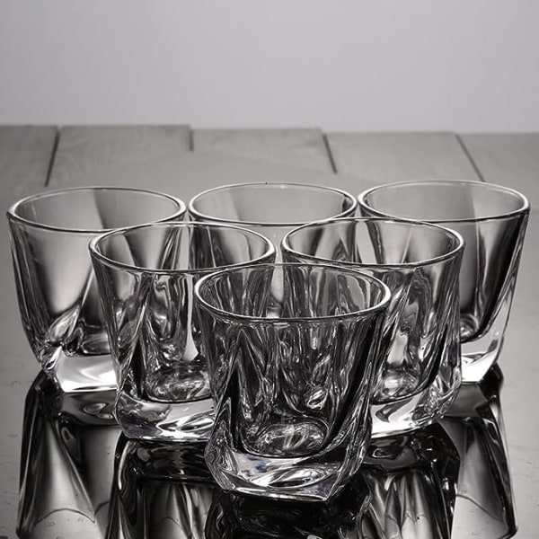 Høykapasitets whiskyglass for bryllup, fest, hjemmebar, hotell, restaurant, kontordekorasjon (Farge: A, Størrelse: Som bildet viser)