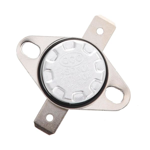 Ksd301 AC 250V 10A 125 Celsius Nc Temperaturstyring Afbryder Termostat