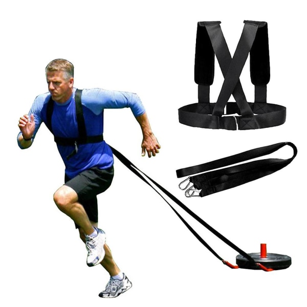 Fitnessutstyr Skuldersele Gym Pull Sled Drag Speed Vekt Trening Treningsstropp Sport Tilbehør