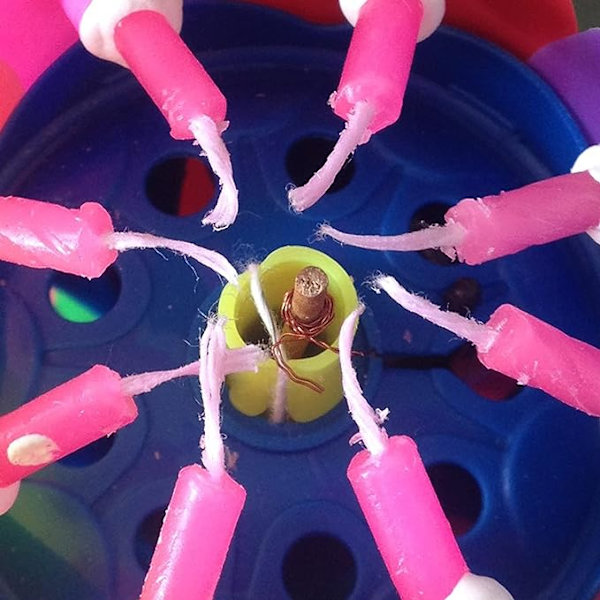 Lotus Ljus LED Festlig Elektrisk Lotusljus Visuell Effekt Solid Paraffin Unik Kreativ Rosa 2 St