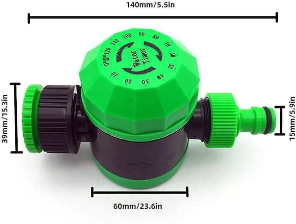 2 Timers Automatisk Havevanding Timer Mekanisk Vandtimer Havevandingssystem