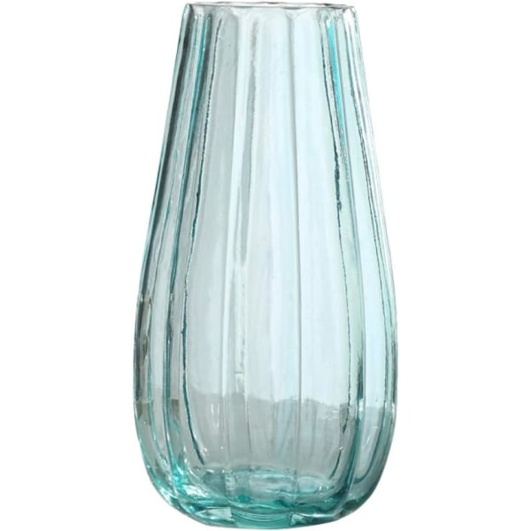 Kreativ Transparent Glasvase - Mode Desktop Dekorativ Vase Moderne Enkelhed Stue Vand Kultur Blomsterarrangement Hjemmetilbehør (Coll