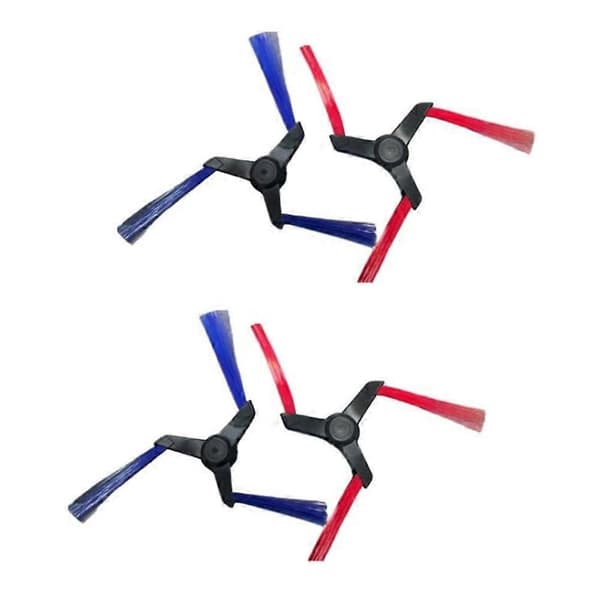 Erstatningssidebørster for Spot+Scrub AI Robotstøvsuger Tilbehør Vaskbar Sidebørste 4 STK 4 Pieces