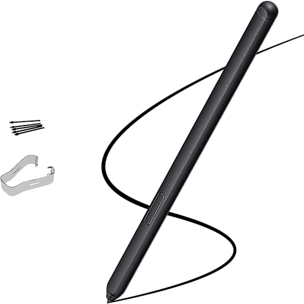 Galaxy S21 Ultra Pennersättning för Samsung Galaxy S21 Ultra 5g Stylus S Pen + Spetsar/Nibs Utan Bluetooth (Phantom Black)