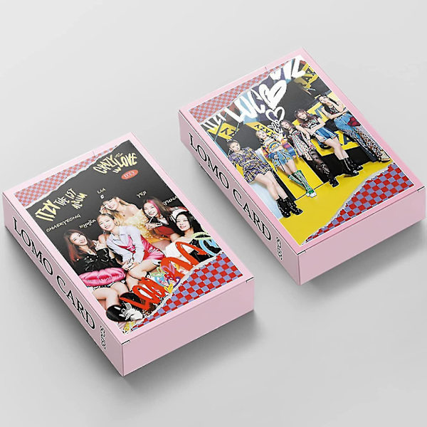 Itzy Lomo-kortit 55 kpl Itzy Crazy In Love Uusi Albumi Valokuva-kortti Itzy Valokuva-kortit Tuotteet Postikortti