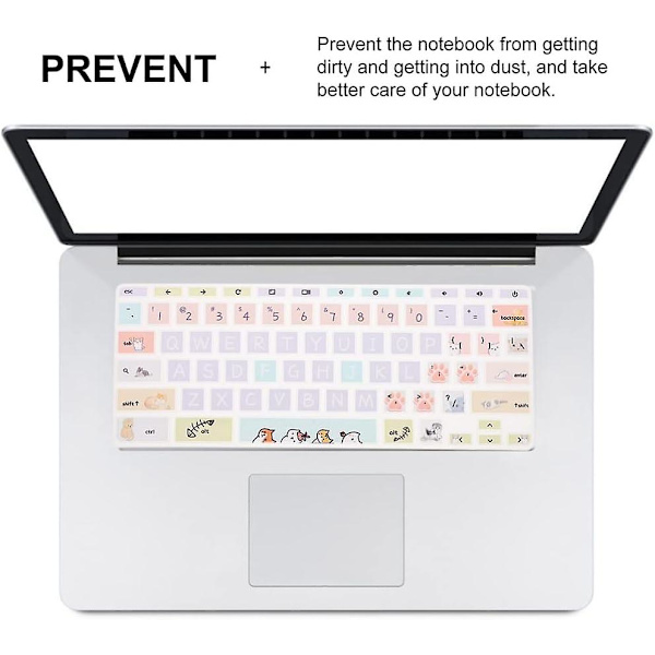 Laptoptillbehör Laptoptillbehör 2 st tangentbordsskydd Laptop tangentbordsöverdrag Kompatibelt med Chromebook 11,6 tum tangentbord