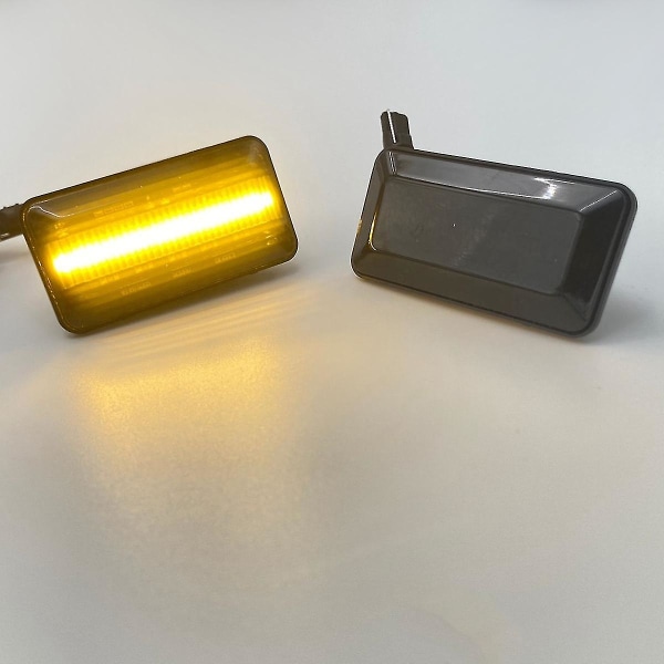 2 stk Dynamiske LED Sidemarkerlys Blinklys for B3 A2 A3 Golf 2 3 2 Cordoba 1
