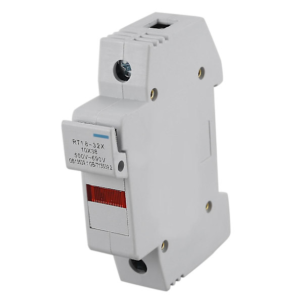 Rt18-32x Ac 32a 1-napainen 10x38mm Din-kiskoon asennettava sulake H