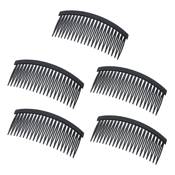 5-osaiset hiuskammat naisille Asusteet morsiamen hiuskampa 21 hammasta häähunnukampa koristeena naisten tytöille ohuille hiuksille