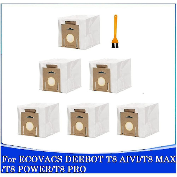 7 kpl Ecovacs Deebot T8 Aivi/t8 Max /t8 Power/t8 Pro pölynimuripusseja