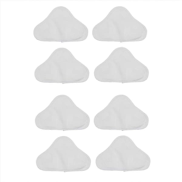 8 stk. udskiftelige dampmoppe mikrofiberklude til H2O X5 moppe trekantet moppe