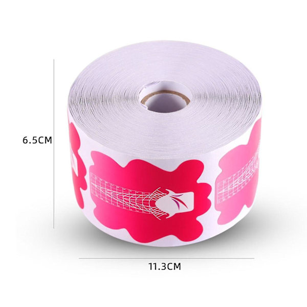 500 stk. franske negleforme tips akryl builder neglekunst guideform manicure stencil | negleform