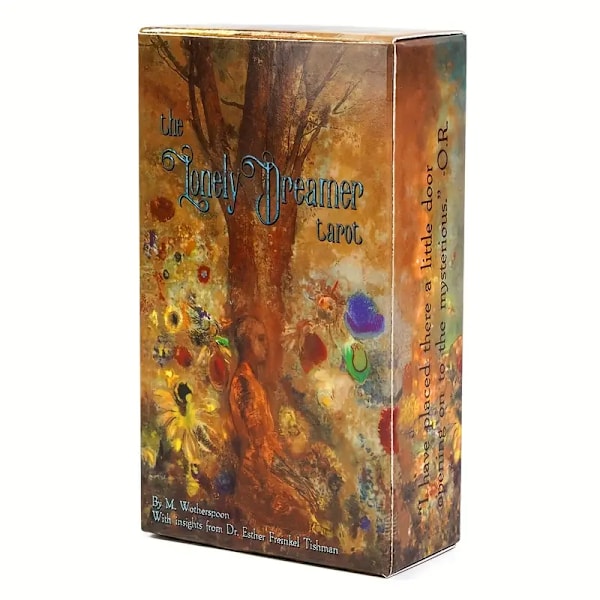 Yksinäinen unelmoija Tarot Knight Tarot Valkoinen Valon Oraakkeli 78 kortin pakka ennustamispeli
