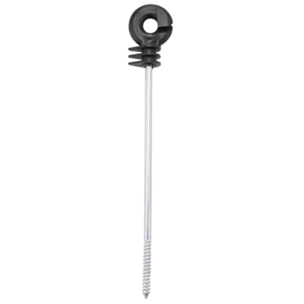 25 stk elektriske gjerdeavstands-isolatorer, plastring-isolatorer langdistanseskrue for tre P