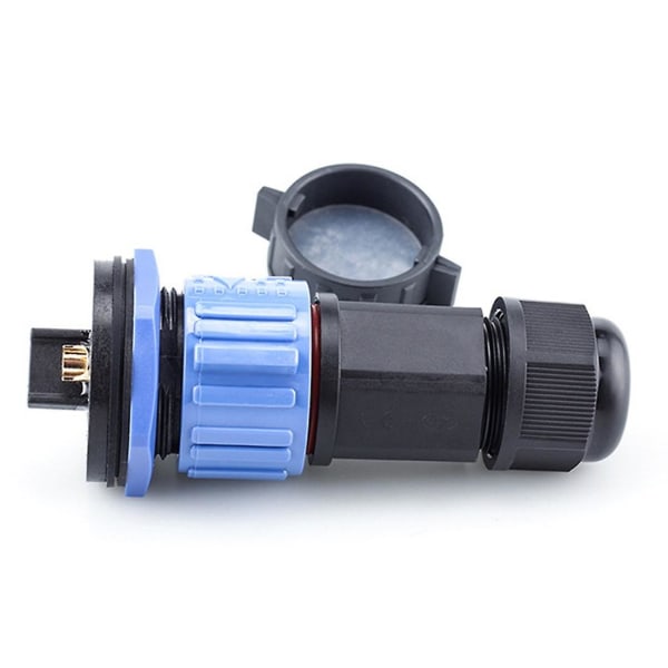 Trolling Motor Plug Receptacle Set, Marine Boat Power Connector, 12/24/36/48 Volt Marine Plug For Trolling Motors