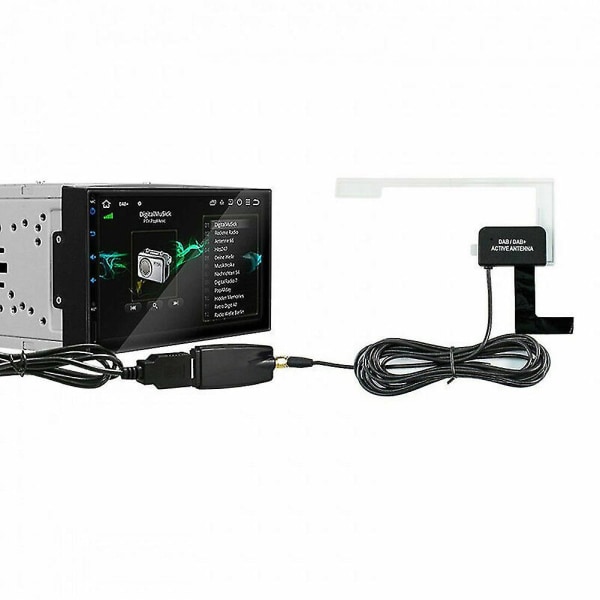 Usb Dab-mottaker Tuner Diskantenneadapter Stick For Android Bilradio Bil Usb-dab Radio Radiomottaker
