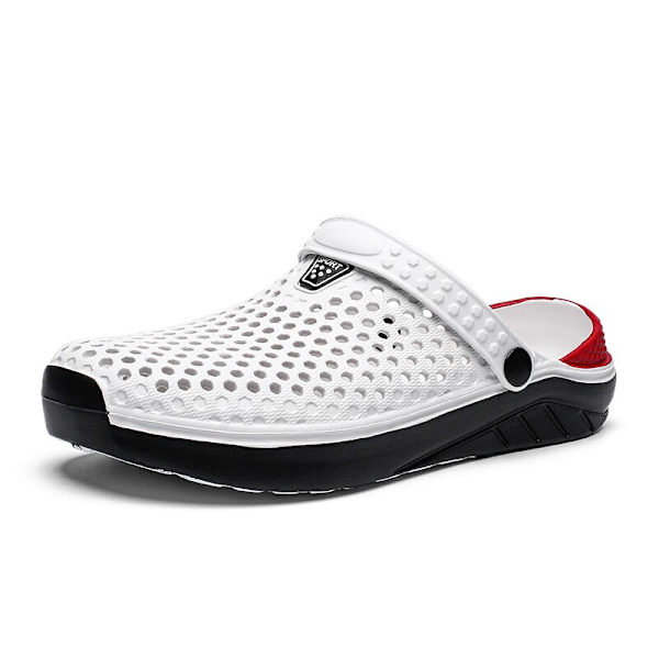 Mote Mote Strand Sandaler Tykke Såle Sklisikre Tøfler Lett Sommer Flip Flops Hagesko White 42