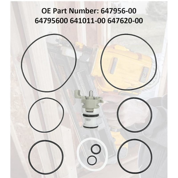 O-ring Rebuild Kits & 64762000 Trigger Valve Assembly Fit For D51844 D51845 D51822 And N566148 6479