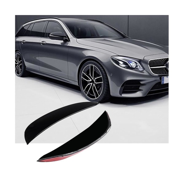 Front Bumper Splitter Sidofläns Skydd för - E-klass W213 C238 E200 E300 E350 2016-2019