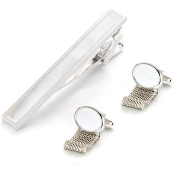 Mansjettknappersett for brudgommen Mansjettknapper Spiker Mansjettknapper Lapel Klips Krage Klips Tilbehør Mansjettknapper