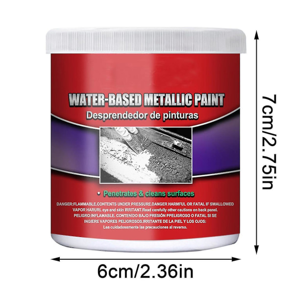 100 ml Rostborttagare i Metall, Vattenbaserad Metallfärg Rostomvandlare