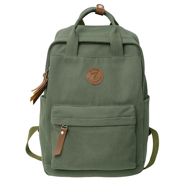 2023 Canvas Ryggsäck Män Kvinnor Retro Resväska Flicka Pojke Laptop Student Skolväska Mode Negro