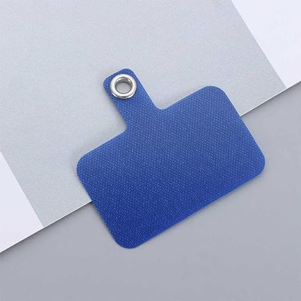 Mobiltelefon Lanyard Tether, Universell Hållbar Nylon Connector med Metallring Kompatibel med de Flesta Smartphones Fodral(Matt Svart)