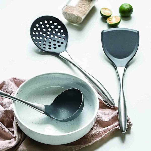Køkkenredskaber, Non-Stick Silikon Køkkenudstyr, Ridsefast Køkken Sæt