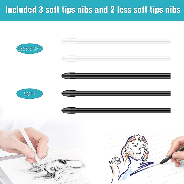 Galaxy Tab S6 S Pen Nibs, S Pen Nibs, 5x Erstatning Touch Stylus Tips Stylus Pen Nibs For Galaxys Note 9, Note 8, Galaxys Tab S 3