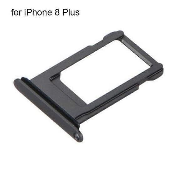 Vara-SIM-korttipaikan pidikelevy korjausosa yhteensopiva iPhone 8 8Plus X JIKAIX Black for iPhone 8 Plus