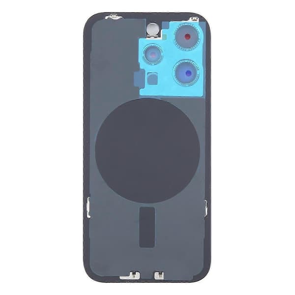 Original glasbatteribagcover til 16 Pro Black