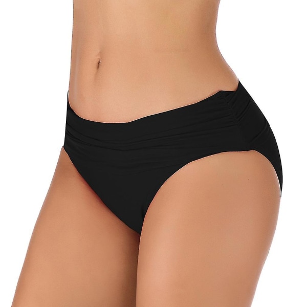 Damer Triple-ered badedragt feminin høj twist bikini bund L