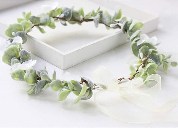 Set med 2 skogsblumekransar, blomsterkransar, dörrkransar, sommar kransar, kransar