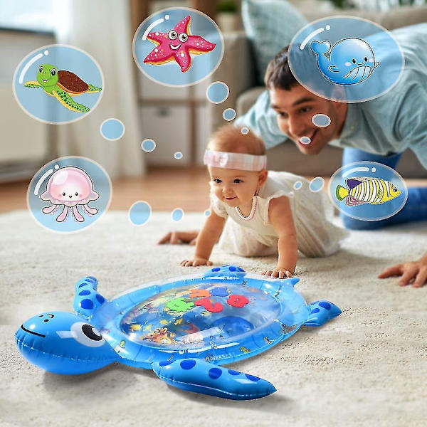 Uppblåsbar babyvattenkudde, uppblåsbar vattenkudde för barn, baby Wat