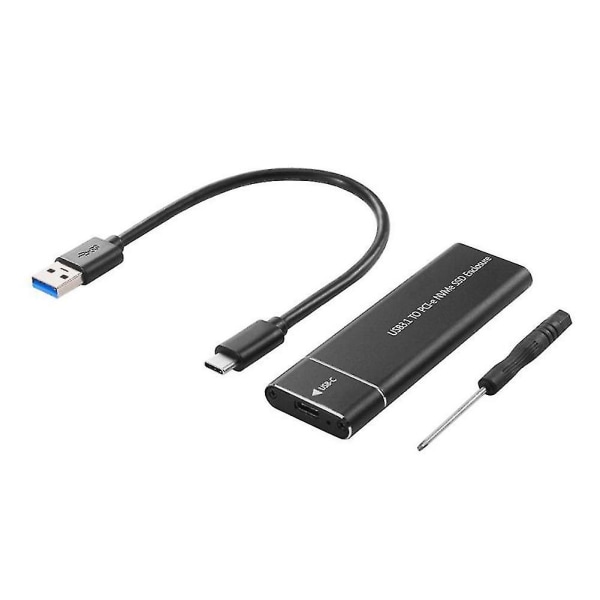 M.2 Nvme Ssd-höljeadapter 10gbps USB C 3.1 Gen2 Nvme case Externt hölje Nvme Reader Nvme